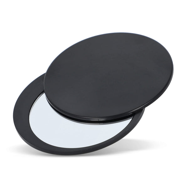 Specchio compatto scorrevole Poise Nero - personalizzabile con logo