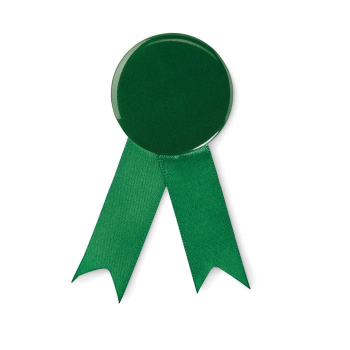 Spilla con coccarda Verde - personalizzabile con logo