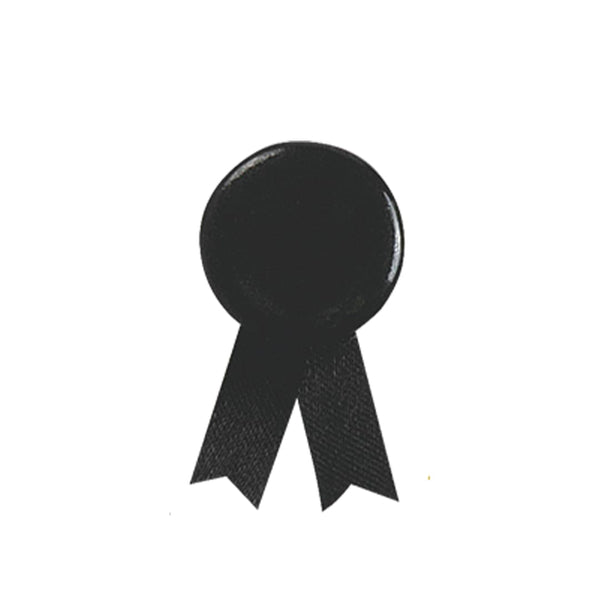 Spilla Laccio Solidario nero - personalizzabile con logo