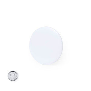 Spilla Varek bianco - personalizzabile con logo