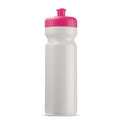Sport bottle classic 750ml Bianco / rosa - personalizzabile con logo