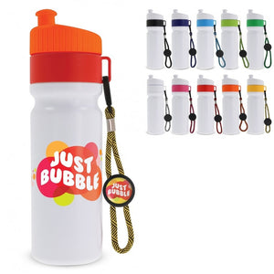 Sportbottle con bordo e cordino 750ml - personalizzabile con logo