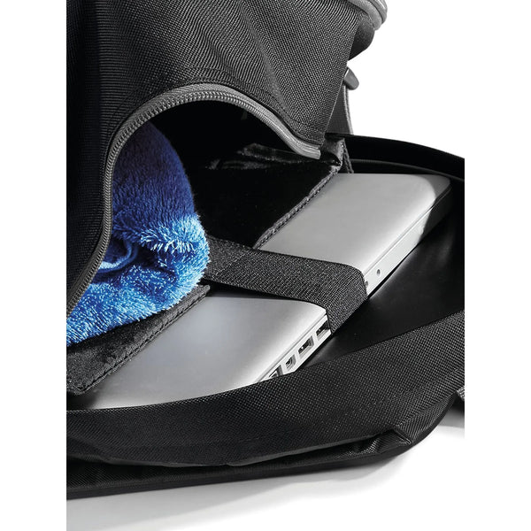 Sports Backpack nero - personalizzabile con logo