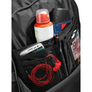 Sports Backpack nero - personalizzabile con logo
