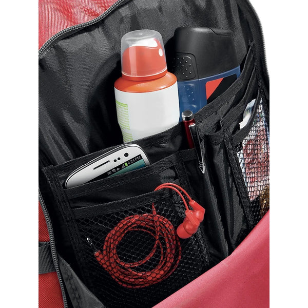 Sports Backpack nero - personalizzabile con logo