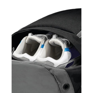 Sports Backpack nero - personalizzabile con logo