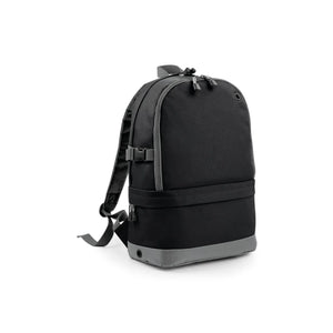 Sports Backpack nero - personalizzabile con logo