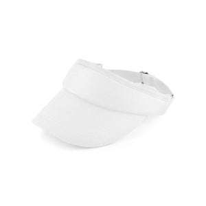 Sports Visor bianco - personalizzabile con logo