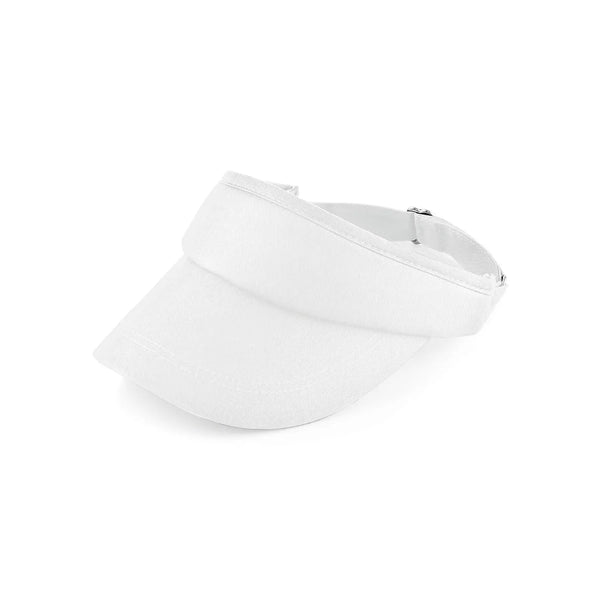 Sports Visor bianco - personalizzabile con logo