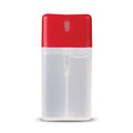 Spray disinfettante per mani 20ml Bianco / Rosso - personalizzabile con logo