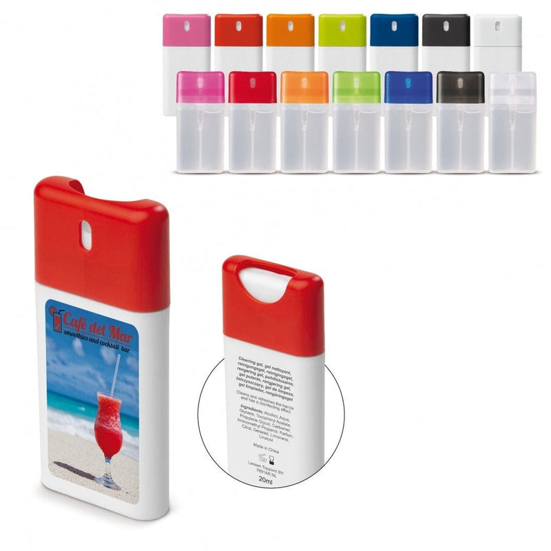 Spray disinfettante per mani 20ml - personalizzabile con logo