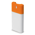 Spray disinfettante per mani 20ml Bianco / arancione - personalizzabile con logo