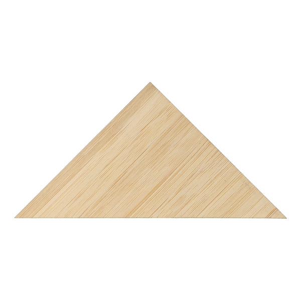 Squadra in bambu natural - personalizzabile con logo