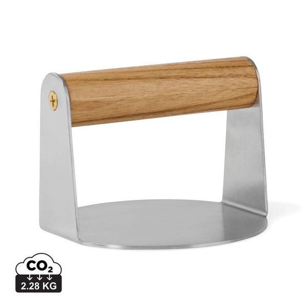 Stampo per hamburger VINGA Paso marrone - personalizzabile con logo