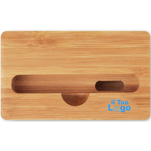 Stand per smartphone beige - personalizzabile con logo