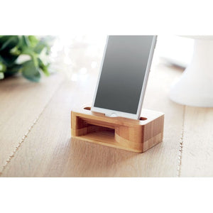 Stand per smartphone beige - personalizzabile con logo