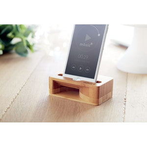 Stand per smartphone beige - personalizzabile con logo