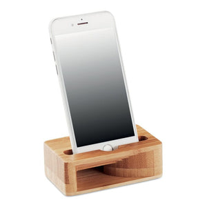 Stand per smartphone beige - personalizzabile con logo