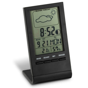 Stazione meteorologica Black Nero - personalizzabile con logo