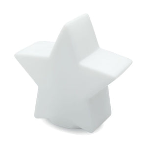 Stella con luce Bianco - personalizzabile con logo
