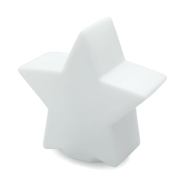 Stella con luce Bianco - personalizzabile con logo