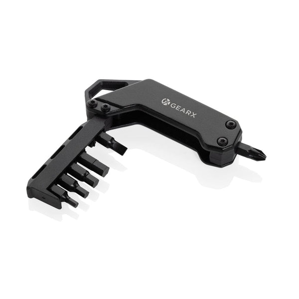 Strumento cacciavite Gear X nero - personalizzabile con logo