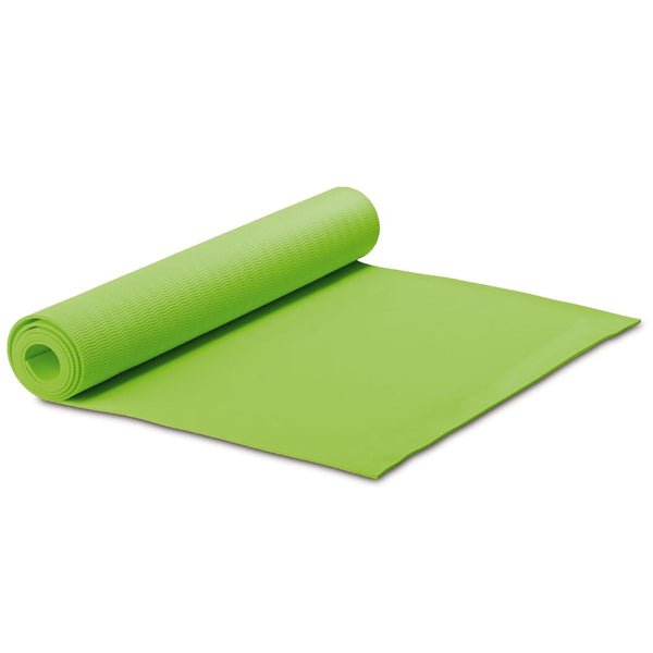 Stuoia Yoga-Fitness con custodia verde - personalizzabile con logo
