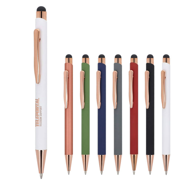 Stylo à bille Prague or rose R-ALL - personalizzabile con logo