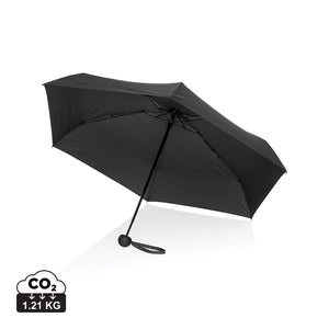 Super mini ombrello 19,5" pongee 190T in rPET  Aware™ - personalizzabile con logo