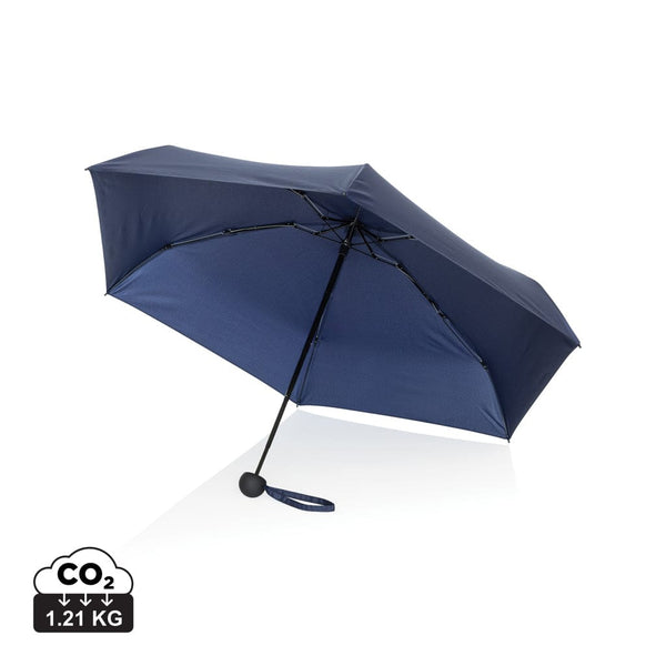Super mini ombrello 19,5" pongee 190T in rPET  Aware™ - personalizzabile con logo