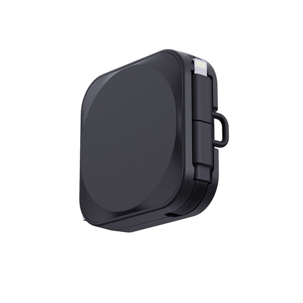 Supporto 100W con cavo retrattile Urban Vitamin San Jose nero - personalizzabile con logo