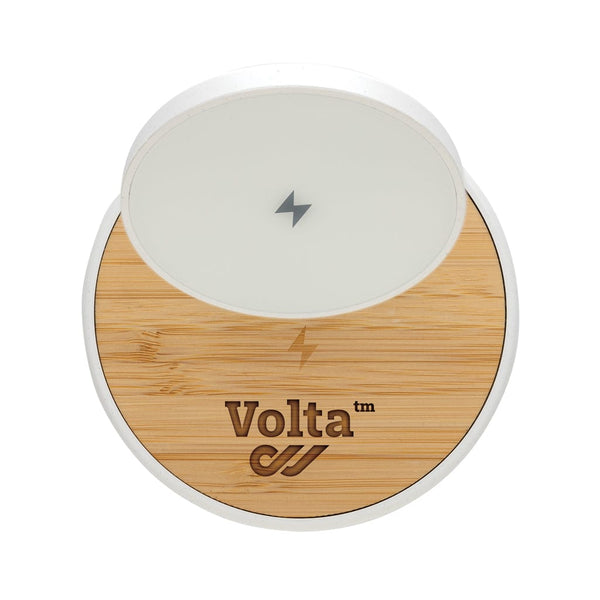 Supporto 2in1 ricarica magnetica Ontario in rPlastica RCS bianco - personalizzabile con logo