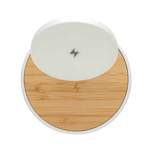 Supporto 2in1 ricarica magnetica Ontario in rPlastica RCS bianco - personalizzabile con logo