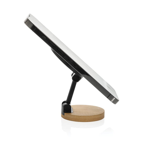 Supporto magnetico Magmount in bambù e plastica RCS nero - personalizzabile con logo