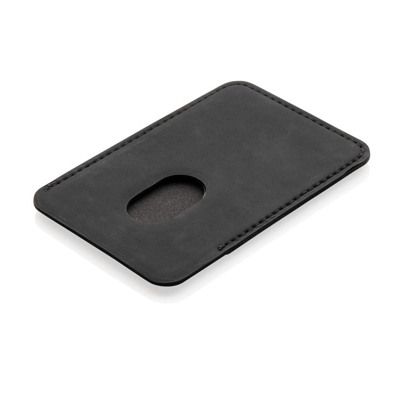 Supporto magnetico per smartphone nero - personalizzabile con logo