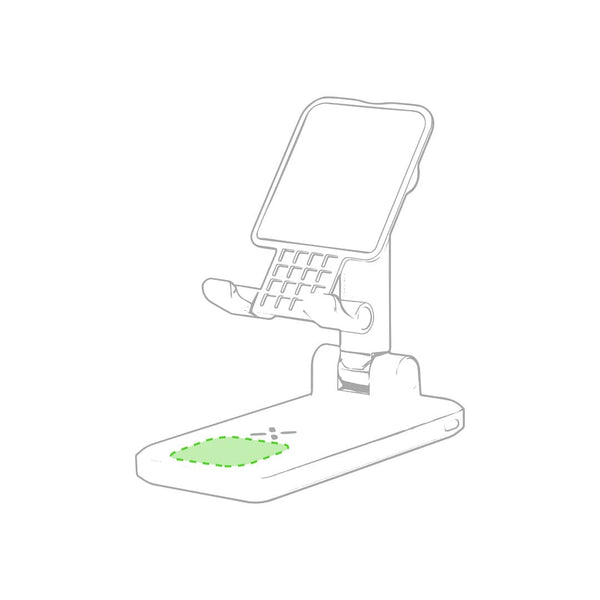Supporto Multifunzione Cheviot bianco - personalizzabile con logo