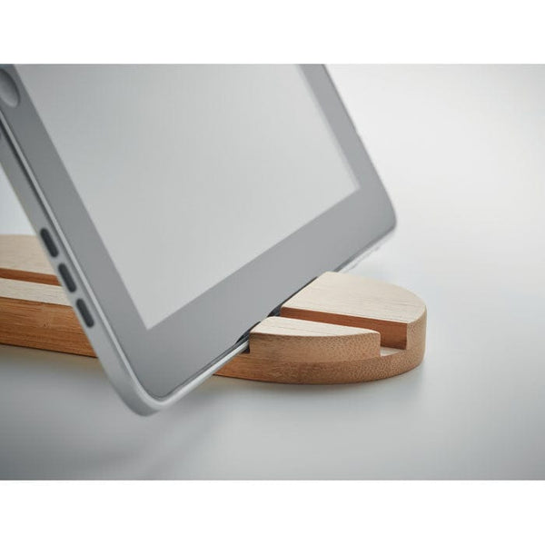 Supporto per tablet/smartphone beige - personalizzabile con logo