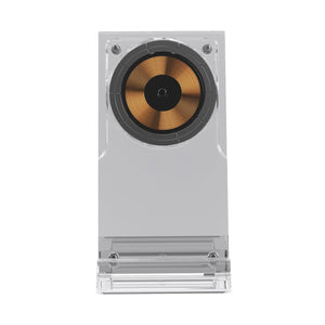 Supporto ricarica wireless magnetico 15W Magcharge trasparente - personalizzabile con logo