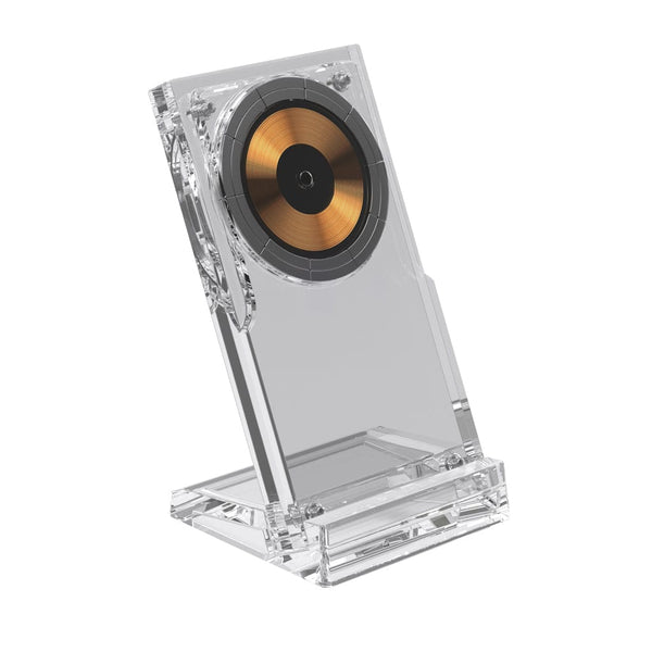 Supporto ricarica wireless magnetico 15W Magcharge trasparente - personalizzabile con logo