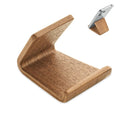 Supporto telefono in legno natural - personalizzabile con logo