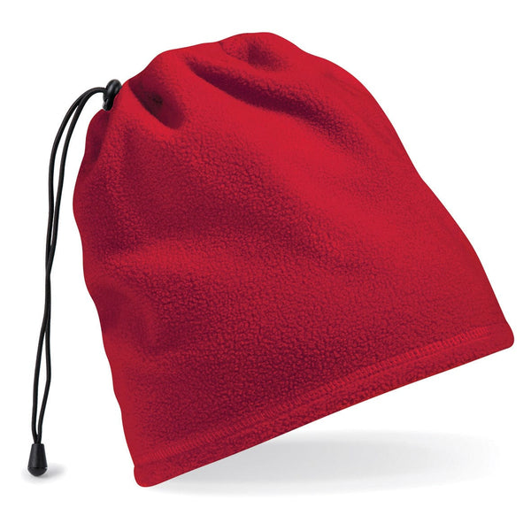 Suprafleece Snood/Hat combo rosso / UNICA - personalizzabile con logo