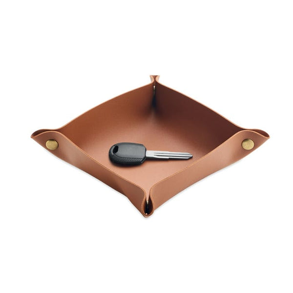 Svuotatasche pieghevole in PU - personalizzabile con logo