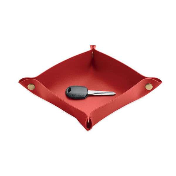 Svuotatasche pieghevole in PU - personalizzabile con logo