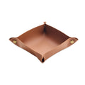 Svuotatasche pieghevole in PU Marrone - personalizzabile con logo