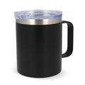 T-ceramic tazza termica con coperchio 350ml Nero - personalizzabile con logo