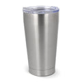 T-ceramic tazza termica con coperchio Cango 500ml color color argento - personalizzabile con logo