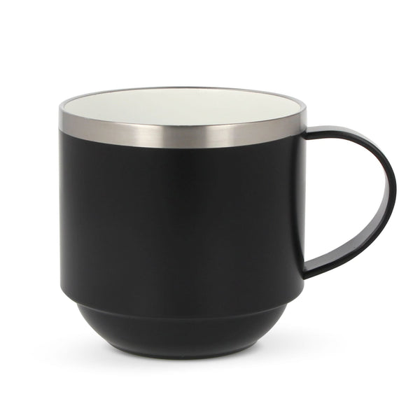 T-ceramic tazza Tigris 300ml Nero - personalizzabile con logo