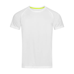 T-shirt Active 140 Raglan bianco / S - personalizzabile con logo