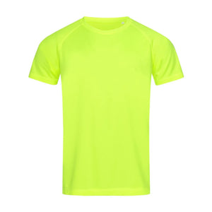 T-shirt Active 140 Raglan giallo / S - personalizzabile con logo