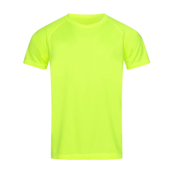 T-shirt Active 140 Raglan giallo / S - personalizzabile con logo